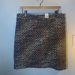 NWT Ann Taylor multicolored pencil skirt